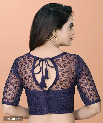 Ready Made Net Blouse, Party Wear Designer Blouse-thumb3