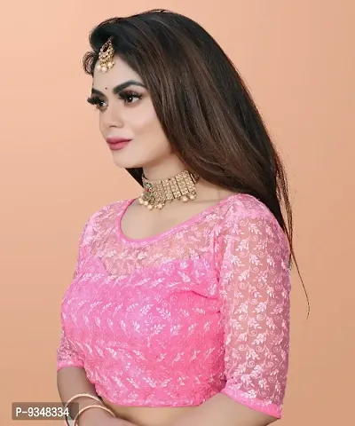 Ready Made Net Blouse, Party Wear Designer Blouse-thumb3