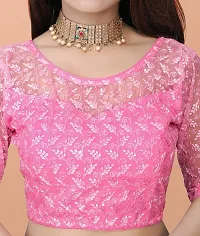 Ready Made Net Blouse, Party Wear Designer Blouse-thumb1