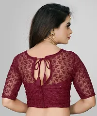 Party Wear Imported Net Blouse (Full Stitched)-thumb2