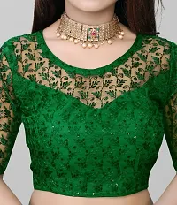 Party Wear Imported Net Blouse (Full Stitched)-thumb2