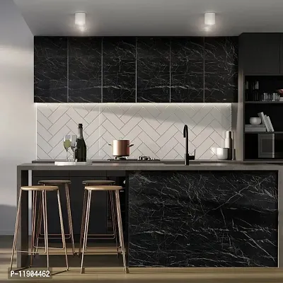 KASHIVAL Kitchen cabinets Wallpaper Oil Proof Waterproof Floor Tiles Stickers Waterproof Wall Paper for Home and Kitchen Decor 60*200 cm-thumb4