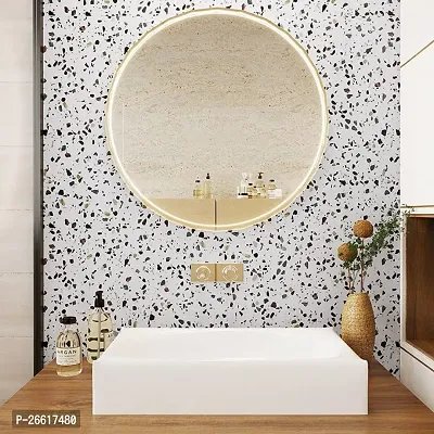 KASHIVAL Wall Stickers Marble Wallpaper Furniture Kitchen Counter, Cabinet Makeover, Almirah, Plastic  Wooden Tabletop, Wardrobe, PVC DIY Self Adhesive (SIZE:60*200CM)-thumb4