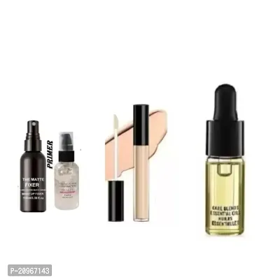 COMBO OF FACE SERUM , CONCEALER, PRIMER , FIXER-thumb0
