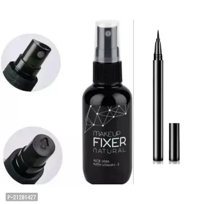 COMBO OF MAKEUP FIXER WITH EYELINER