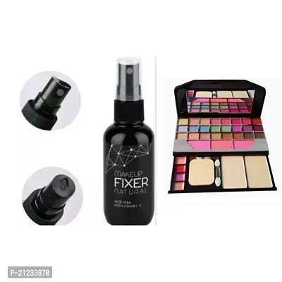 SET OF MAKEUP FIXER WITH EYESHADOW KIT