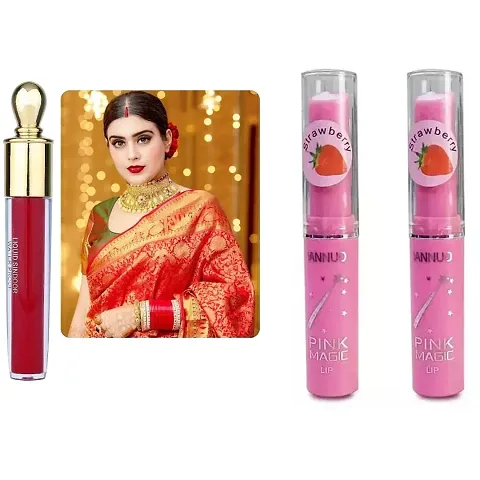 PACK OF LIPBALM WITH LIQUID SINDOOR