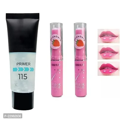 SET OF PRIMER WITH 2PCS. LIPBALM