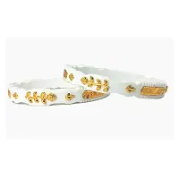 Plastic Gold Plated Shakha Pola Bangle Set for Women-thumb1