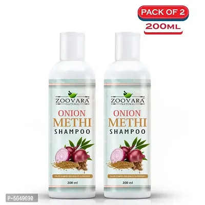 RED ONION AND METHI HAIR SHAMPOO ( PACK OF-2)-thumb0
