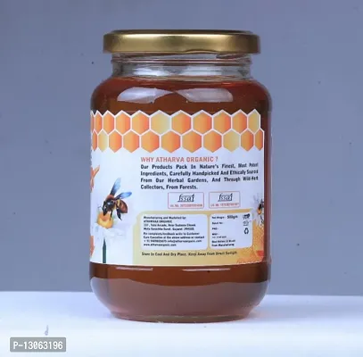 Atharvaa Organic pure Raw Honey -500gm PACK OF -2 Unfiltered |Unprocessed.-thumb2