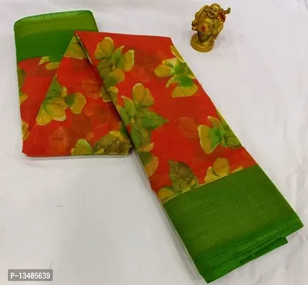 Beautiful Cotton Printed Saree For Women-thumb0