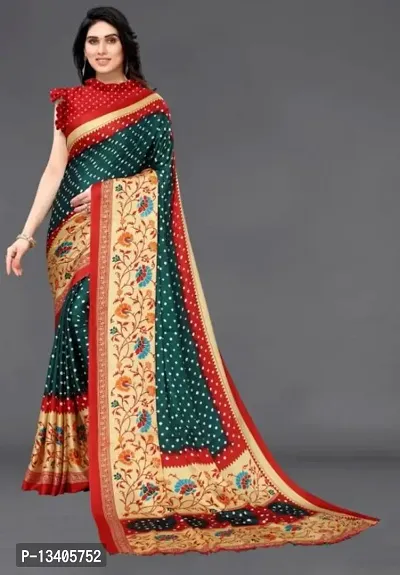 Beautiful Poly Crepe Saree For Women-thumb0