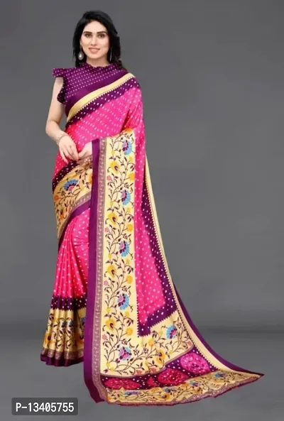 Beautiful Poly Crepe Saree For Women