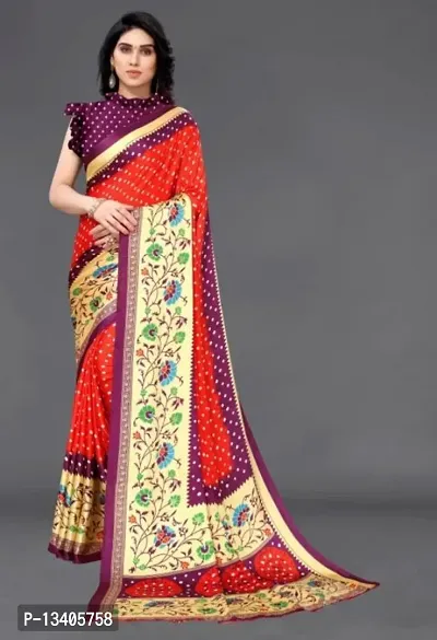 Beautiful Poly Crepe Saree For Women