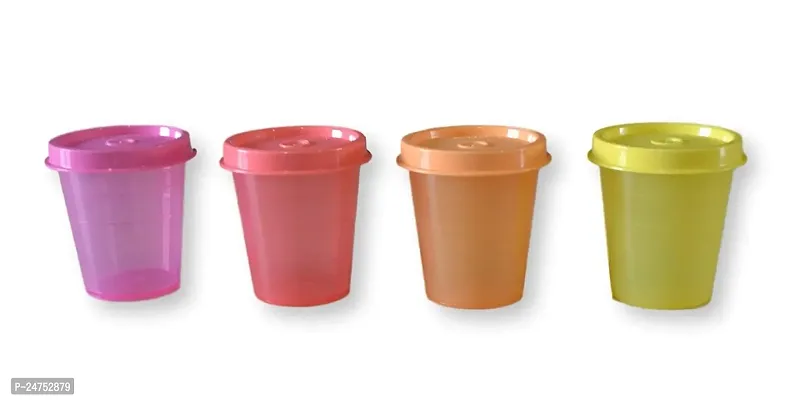 Tupperware Midgets Plastic Container Set, 55ml, Set of 4, Multicolour-thumb2