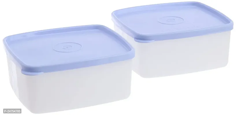 Tupperware 154 Plastic Cool N Fresh Container Set - 450 ml, Set of 2, Multicolour