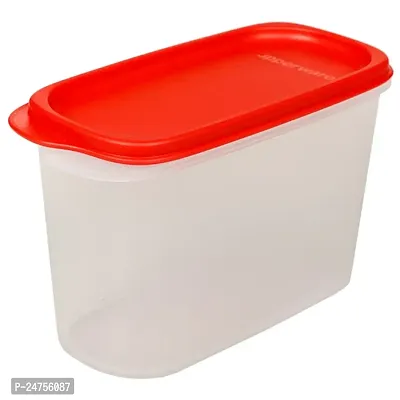 Tupperware Plastic Smart Saver with Lid - 1.1 L, Red
