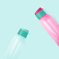 Tupperware Eco Chic Bottle 750ml, Fliptop (Set of 2), Pink  Sky Blue-thumb1