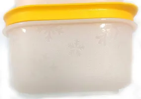 Tupperware Plastic Container- 450ml , 1 Piece,Orange and white-thumb1