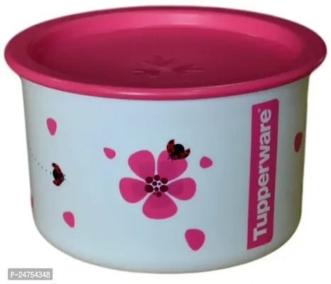 Tupperware One Touch Plastic Canister 650 ml, Pink-thumb0