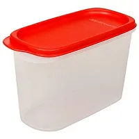 Tupperware Plastic Smart Saver with Lid - 1.1 L, Red-thumb3