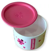 Tupperware One Touch Plastic Canister 650 ml, Pink-thumb1