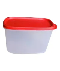 Tupperware Plastic Smart Saver with Lid - 1.1 L, Red-thumb1