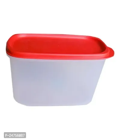 Tupperware Plastic Smart Saver with Lid - 1.1 L, Red-thumb2