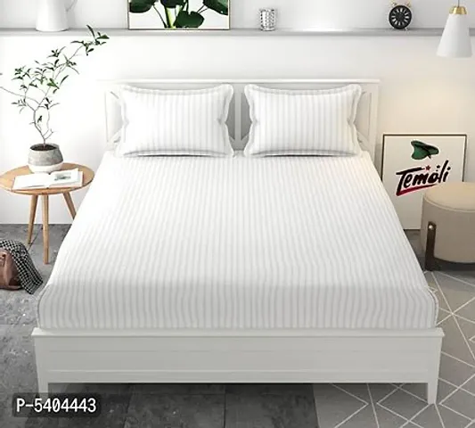Beautiful Glace Cotton Queen Size Bedsheets