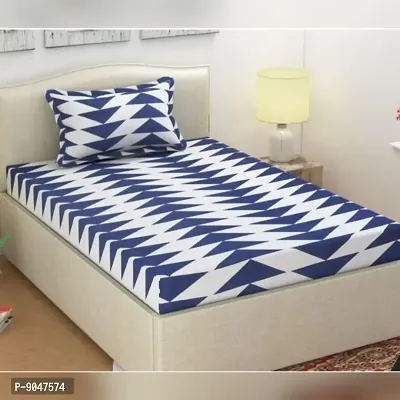 Trendy Polycotton bedsheet with 1 Pillowcover