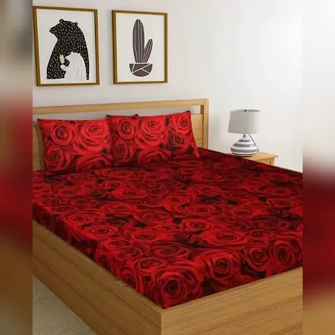 Polycotton Printed Double Bedsheets