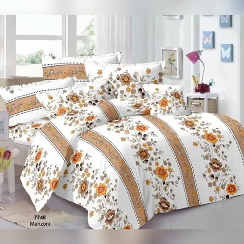 Glace Cotton Double Bedsheets