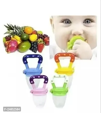 Silicone Fruit And Juice Feeder With Cover-thumb0