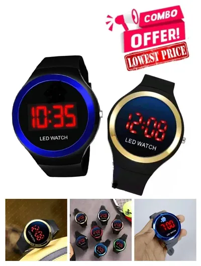 Sports-Digital Time Feature Display Combo Watch Offer