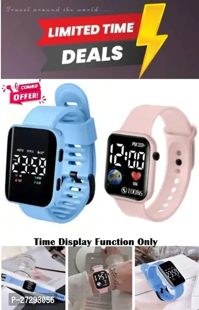 Sports-Digital Time Display Function Combo Watch Offer