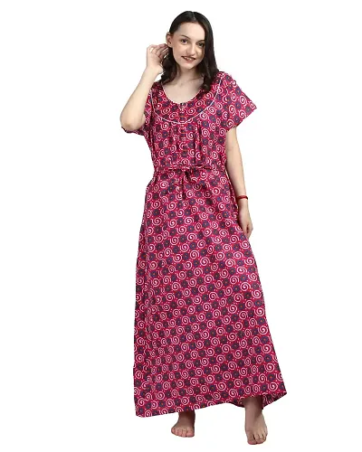 Hot Selling Cotton Nighty Women's Nightwear 