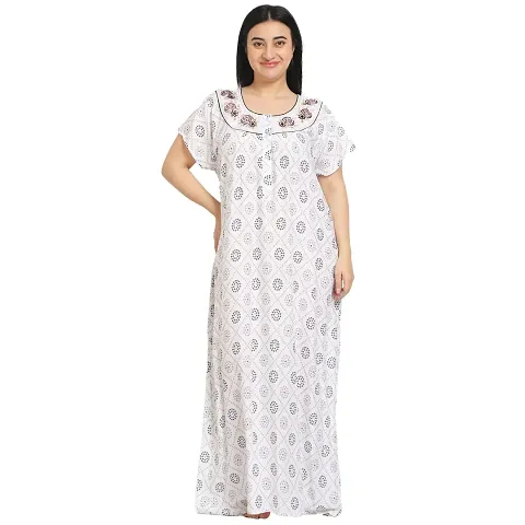 Hot Selling Rayon Nighty Women's Nightwear 