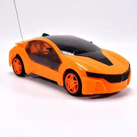 Stylish Plastic Fast Modern Racing 3D Remote Control Car With Light