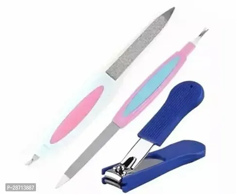 Nail Cutter with Nail Filer for Men and Women 1pc Nail Cutter 2 pc Nail File