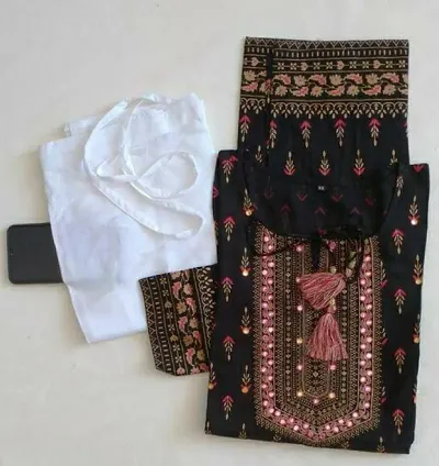 Womens Rayon Kurta And Pant Sets