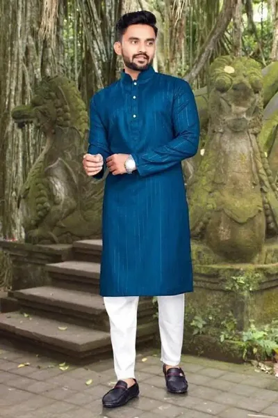 Trendy Cotton Kurtas For Men for festive