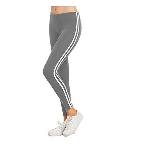 Fabulous Slim Fit Striped Jeggings For Women And Girls