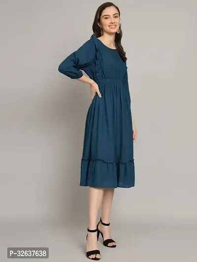 Onesree designer Solid dress for women-thumb3