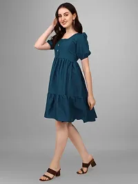 Onesree designer Solid dress for women-thumb2