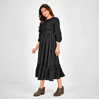 Onesree designer Solid dress for women-thumb2