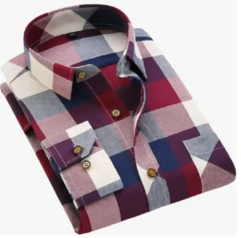 Elegant Checked Casual Shirts For Men