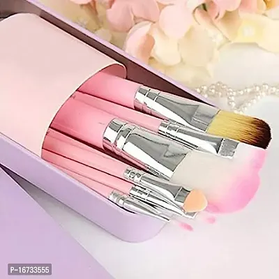 Makeup Brushes Set with Multicolor 5 Shades Lipsticks Beauty Blender-thumb3