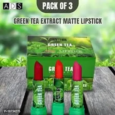 Green Tea Matte Lipstick Set of 3-thumb0