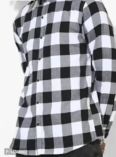 Mens Regular Fit Checked Shirt-thumb0